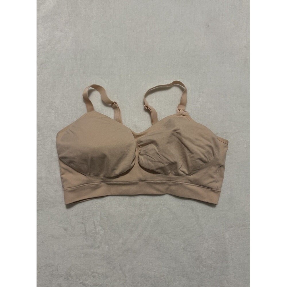 Kindred Bravely Hands Free Pumping Nursing Bra size XL Busty Beige